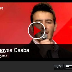 Meggyes Csaba – X-faktor 2. válogatás videó